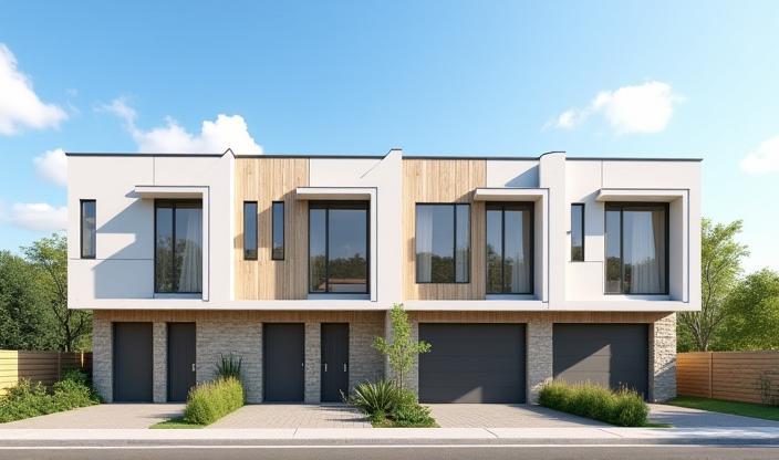 Chorlton Townhouse Row modern residential development